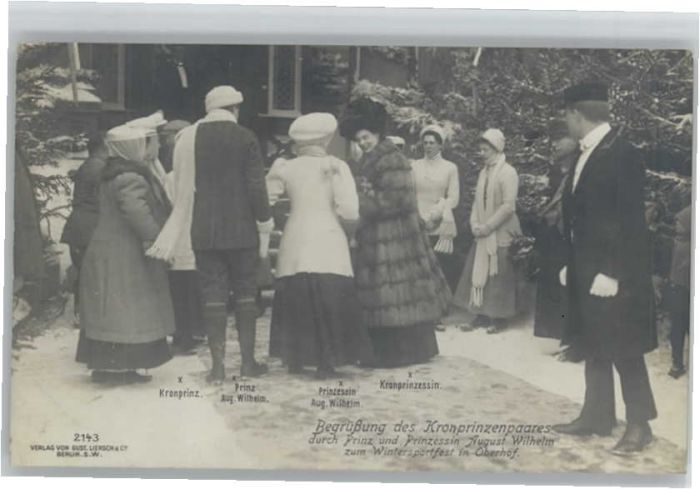 Oberhof Thueringen ronprinzenpaar