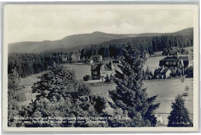 Oberhof Thueringen otel Wünscher Schneekopf *