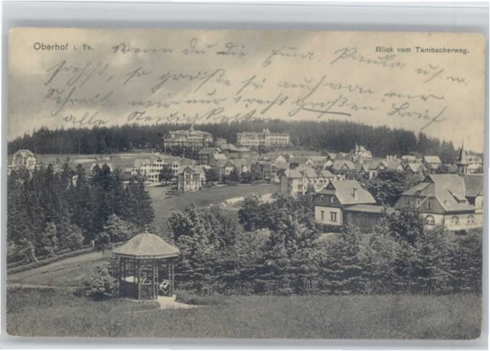 Oberhof Thueringen ambacherweg