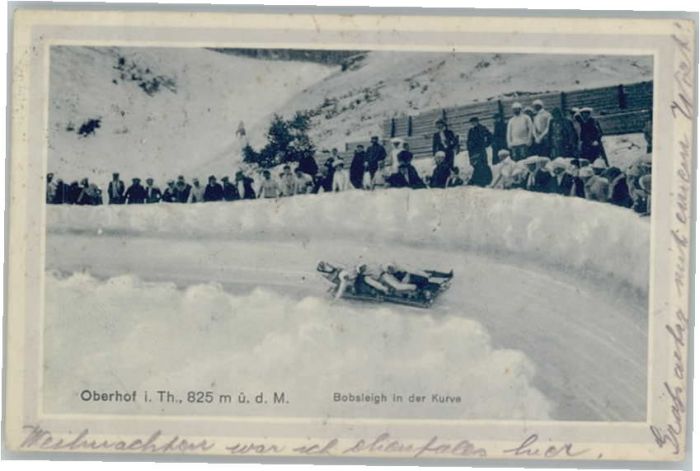 Oberhof Thueringen obbahn Bobsleigh
