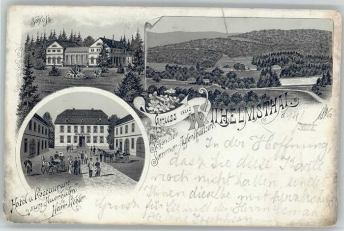 Wilhelmsthal Marksuhl Schloss Hotel Restaurant zum Auerhahn