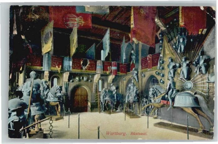 Wartburg Burg EISENACH Ruestsaal