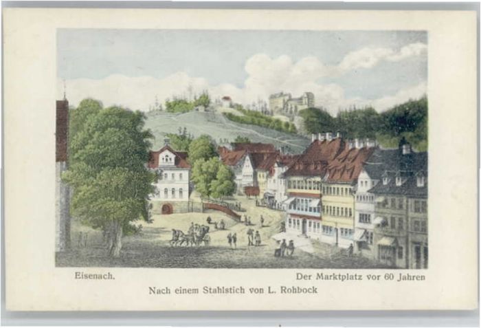 Eisenach Thueringen arktplatz