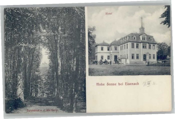 Eisenach Thueringen otel Hohe Sonne