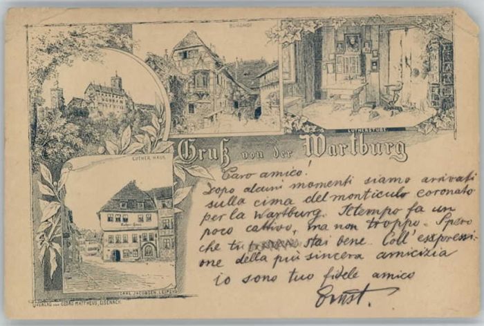 Wartburg Burg EISENACH Lutherhaus