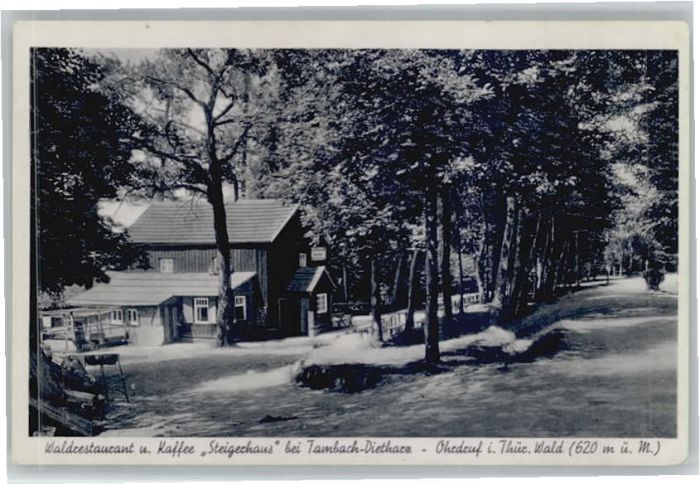 Tambach-Dietharz Restaurant Cafe Steigerhaus