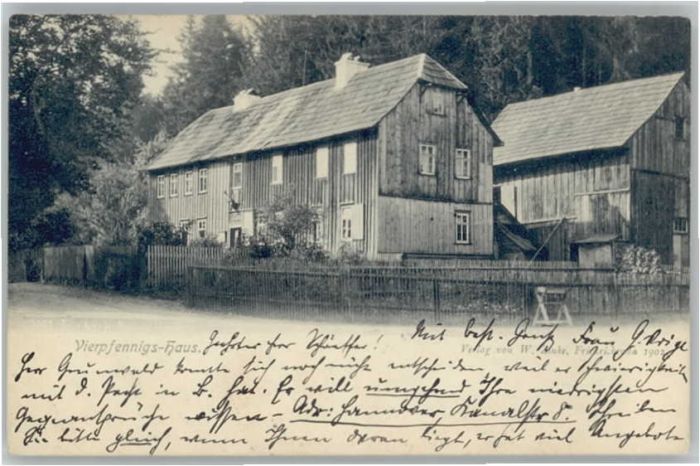 Tambach-Dietharz [Stempelabschlag] Vierpfennig-Haus