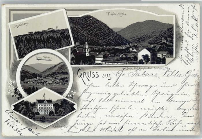 Friedrichroda Inselsberg Grosstabarz Reinhardsbrunn