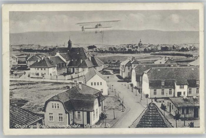 Ohrdruf Truppenübungsplatz Doppeldecker