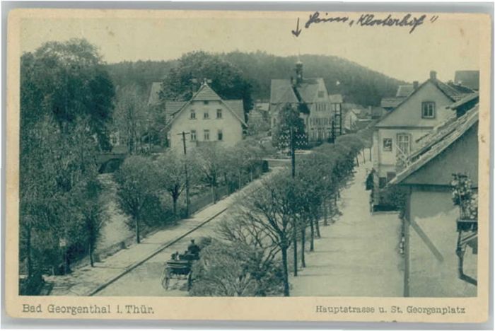 Georgenthal St. Georgenplatz Hauptstrasse
