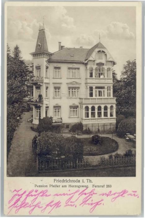 Friedrichroda Pension Pfeifer Herzogsweg