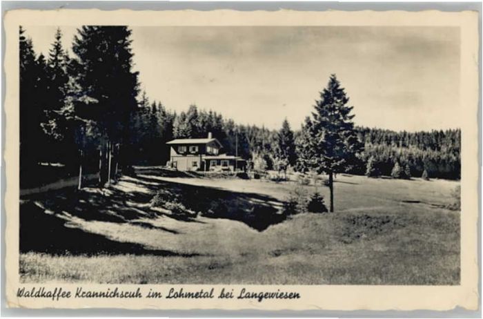 Langewiesen Waldkaffee Krannichsruh