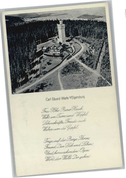 Elgersburg Fliegeraufnahme Carl-Eduard-Warte Gedic