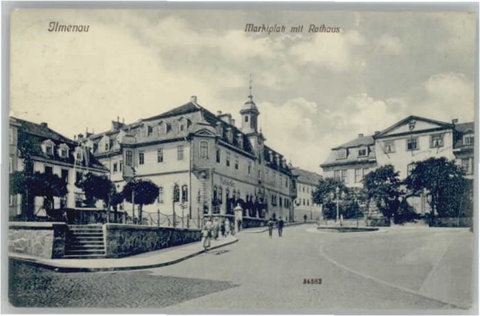 Ilmenau Marktplatz Rathaus