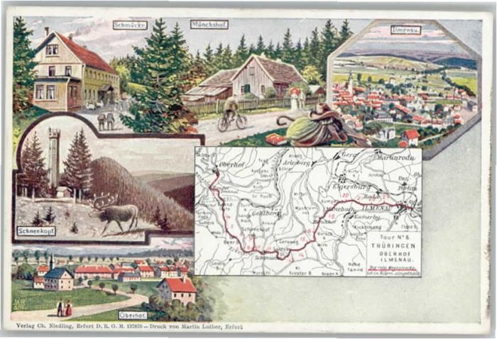 Ilmenau Schmücke Mönchshof Schneekopf Oberhof *