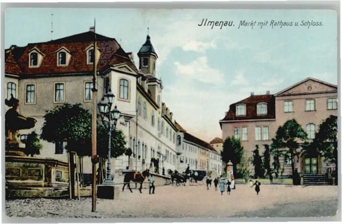 Ilmenau Markt Rathaus Schloss