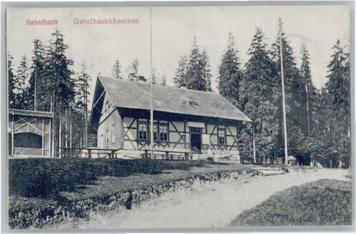 Gabelbach Thueringen abelbachhäuschen *