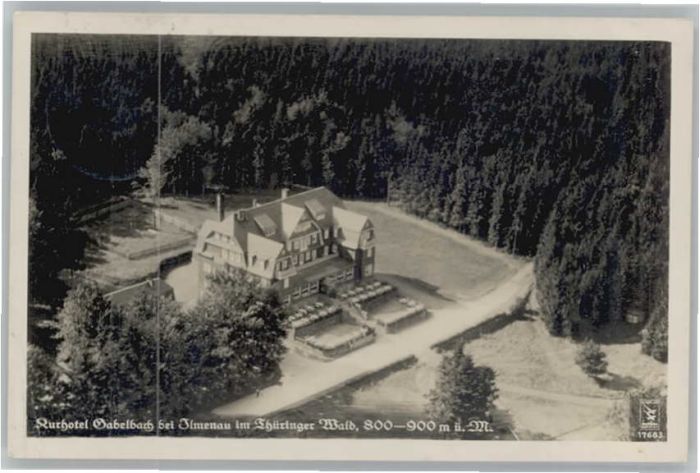 Gabelbach Thueringen liegeraufnahme