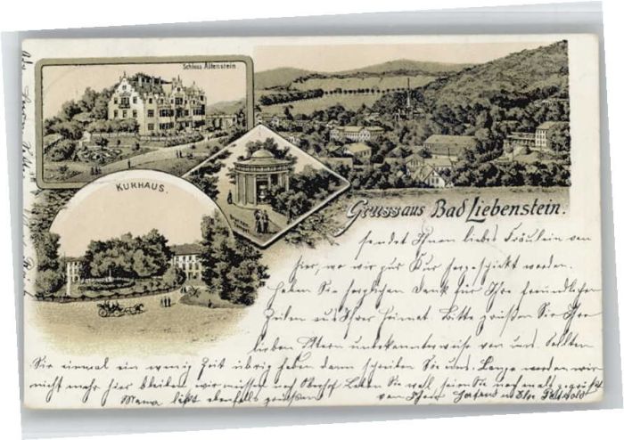 Bad Liebenstein Kurhaus Schloss Altenstein