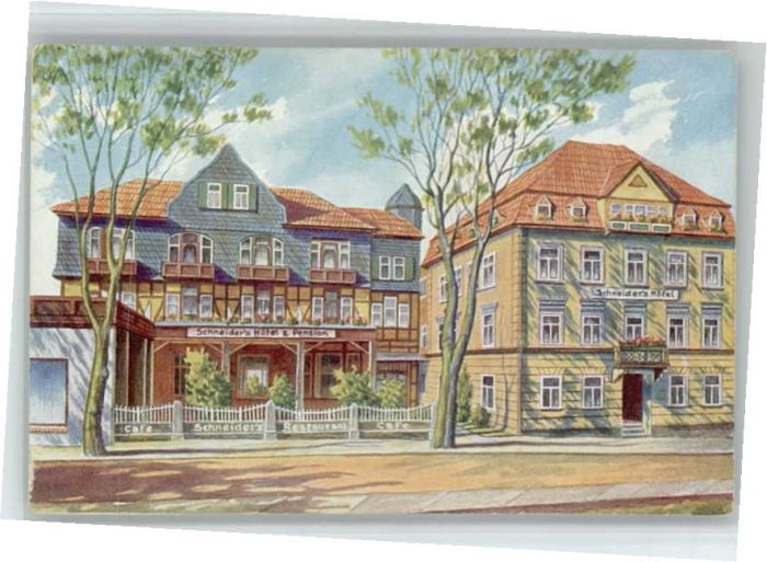 Bad Liebenstein Schneiders Hotel Pension Cafe Restauran