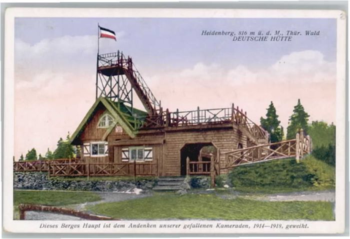Manebach Heidenberg Deutsche Hütte