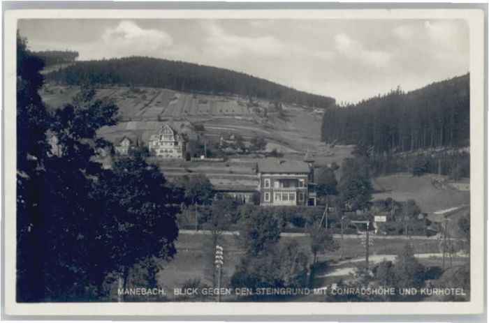 Manebach Steingrund Conradshöhe Kurhotel