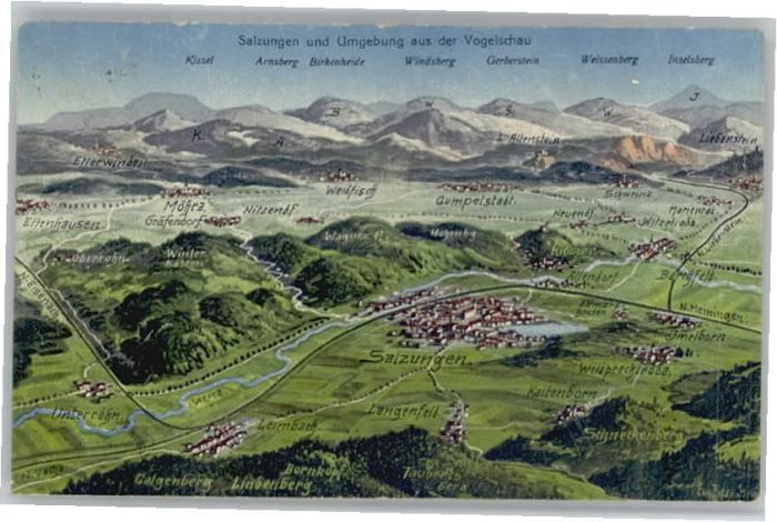 Bad Salzungen Fliegeraufnahme