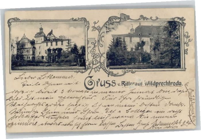 Eisenach Thueringen Stempelabschalg] Ritterauf Wildprechtro