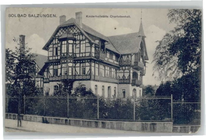Bad Salzungen Kinderheilstätte Charlottenhall