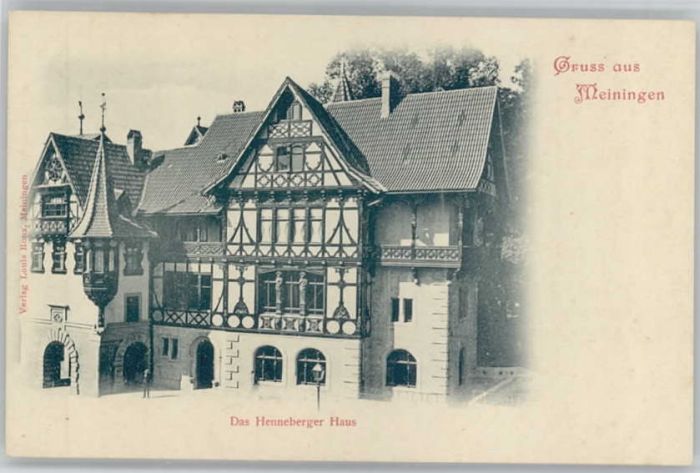 Meiningen Thueringen Meiningen Henneberger Haus