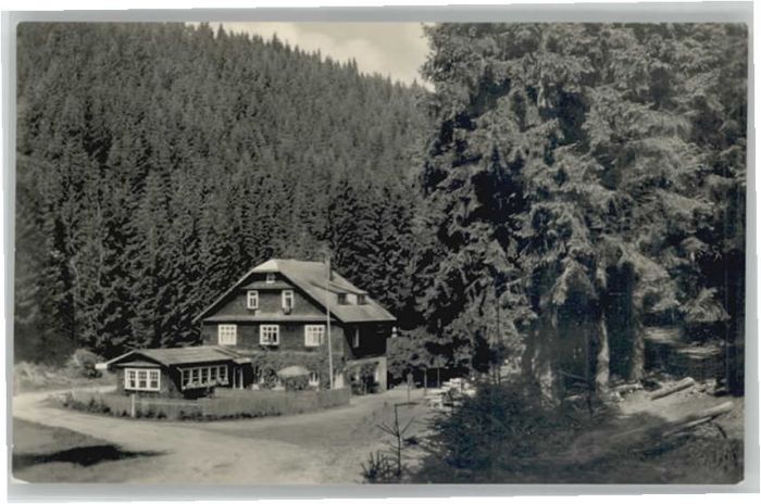 Masserberg Hildburghausen Thueringen Massermuehle Rennsteig