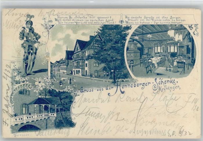 Meiningen Thueringen Meiningen Henneberger Schenke