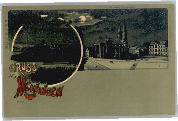 Meiningen Thueringen Meiningen Schloss Landsberg