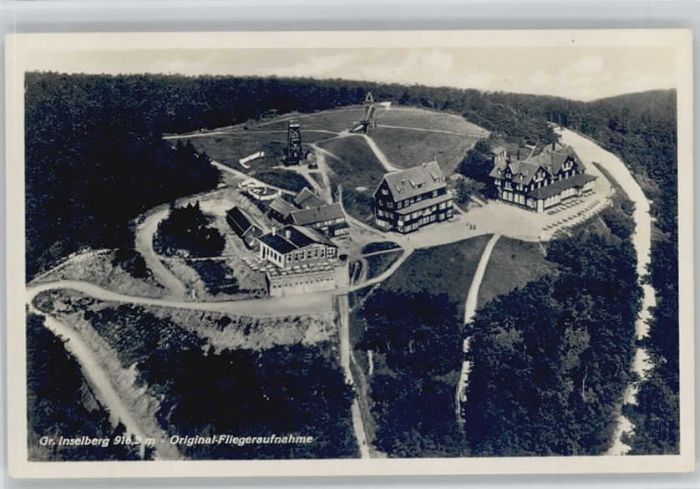 Inselsberg Schmalkalden Inselsberg Fliegeraufnahme