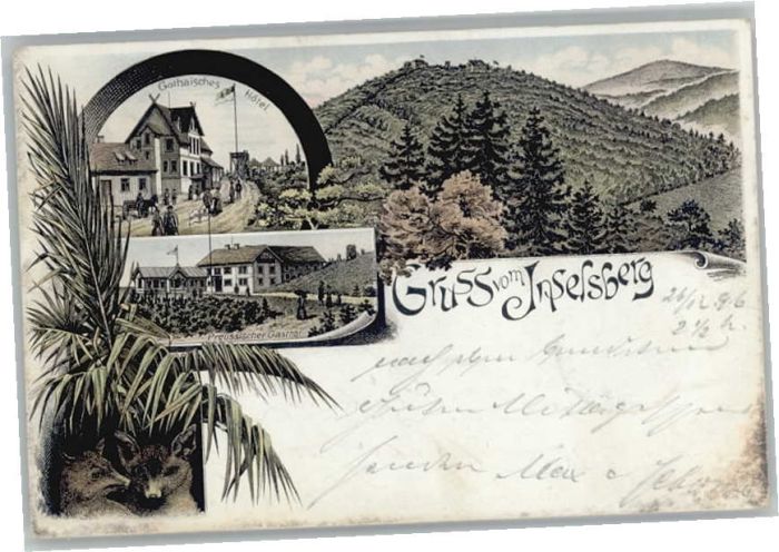 Inselsberg Schmalkalden Inselsberg Gotisches Hotel Preussischer