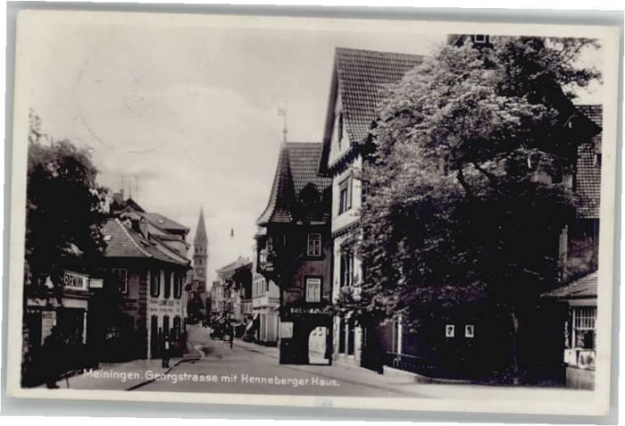 Meiningen Thueringen Meiningen Georgstrasse Henneberger Haus