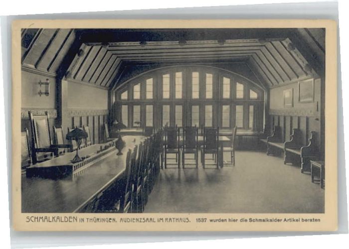 Schmalkalden Thueringen Audiensaal Rathaus