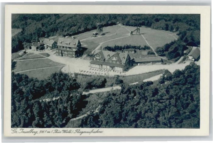 Inselsberg Schmalkalden Inselsberg Fliegeraufnahme