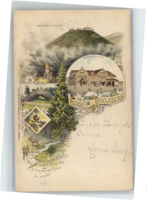 Inselsberg Schmalkalden Inselsberg Gothisches Hotel