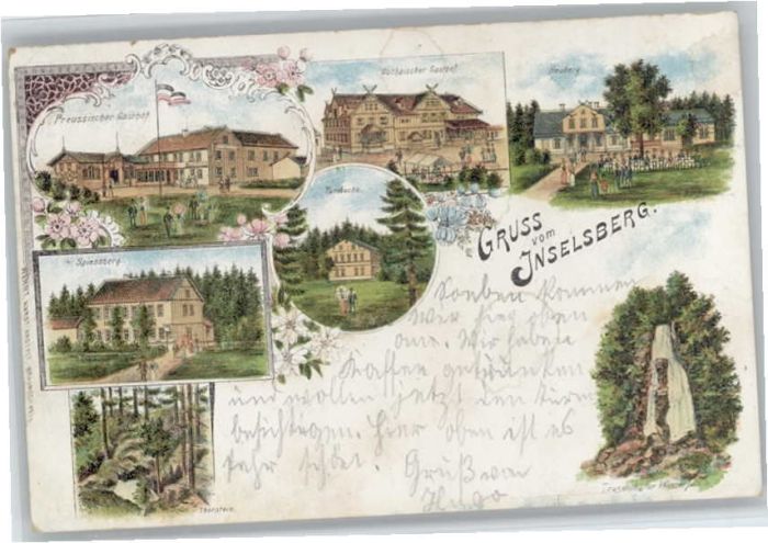 Inselsberg Schmalkalden Inselsberg Heuberg Spiessberg Preussisc