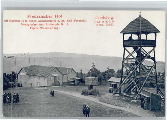 Inselsberg Schmalkalden Inselsberg Preussischer Hof