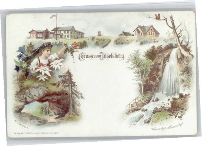 Inselsberg Schmalkalden Inselsberg Wasserfall Trusenthal