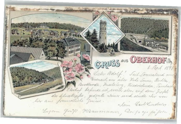 Oberhof Thueringen chneekopfturm Gehlberger Mühle x