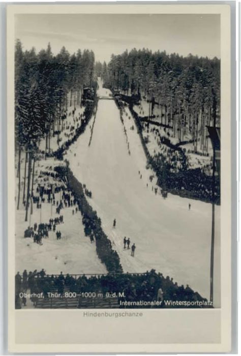 Oberhof Thueringen undenburgschanze