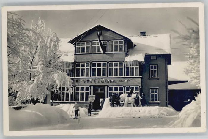 Oberhof Thueringen Stempelabschalg] Haus Quisisana