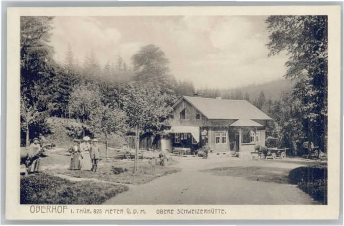 Oberhof Thueringen bere Schweizerhütte *