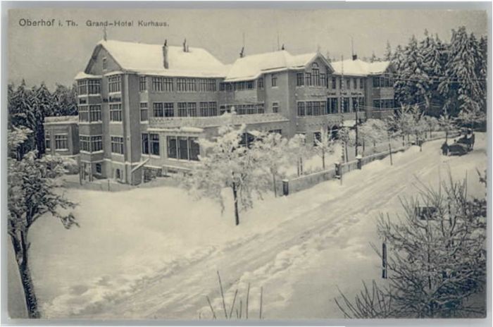 Oberhof Thueringen rand Hotel Kurhaus