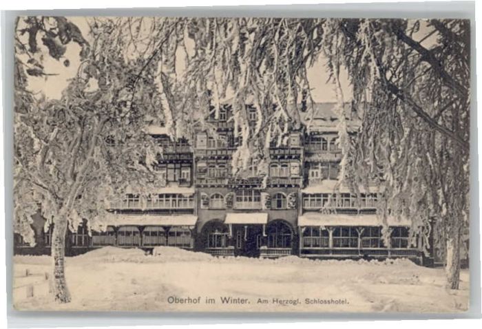 Oberhof Thueringen chlosshotel