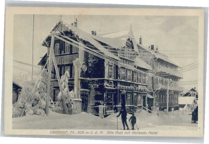 Oberhof Thueringen lte Post Hollands Hotel