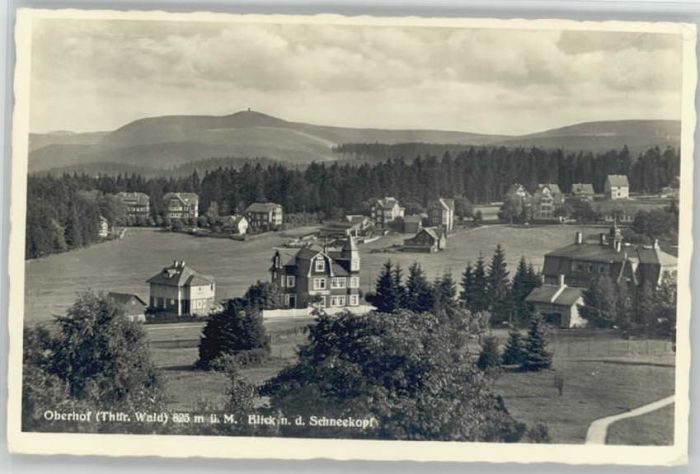 Oberhof Thueringen chneekopf